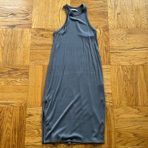 Abercrombie & Fitch Ribbed Knit Midi Dress